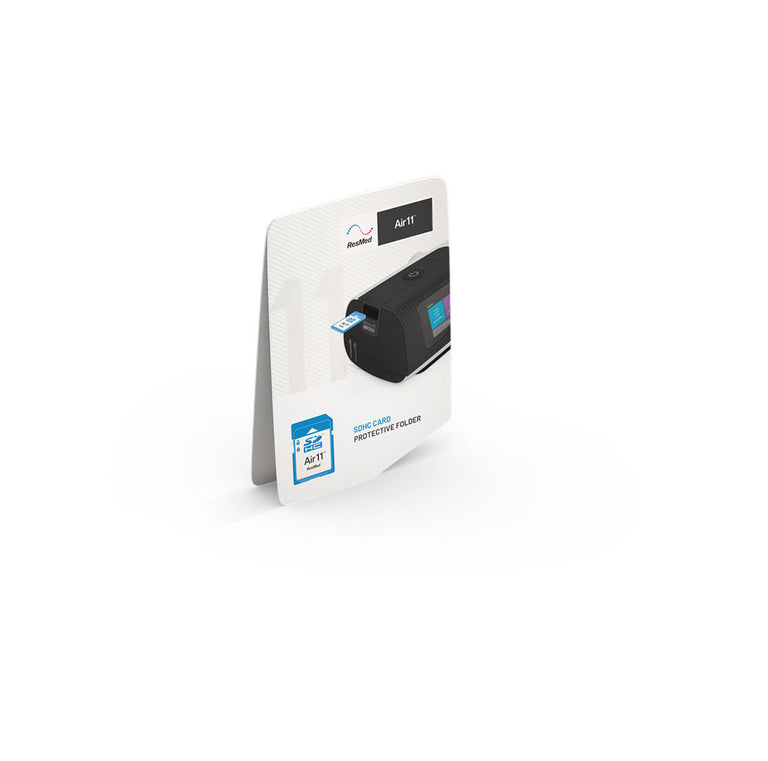 AirSense 11 SD Card packaging on white background