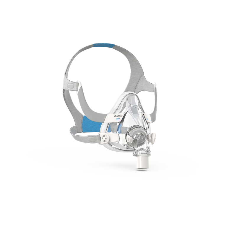 Non-magnetic full face mask designed for comfort and fit, accommodating all facial shapes and sizes.