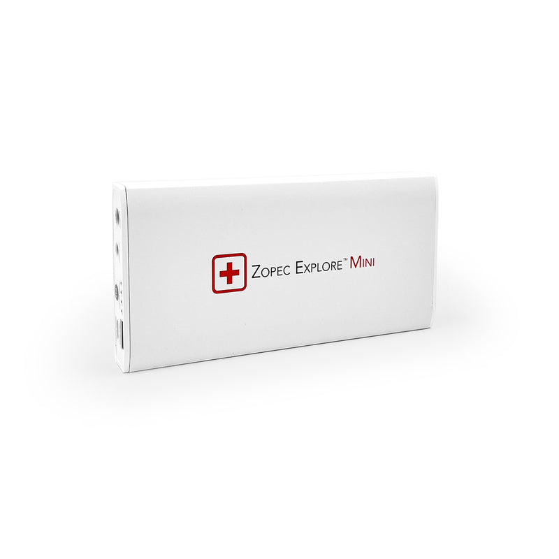 White box with 'Zopec Explore Mini' branding on a white background