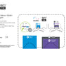 ResMed AirFit F40 cushion fitting template showing Medium, Large and Small-Wide sizes with measurement ruler guide.