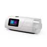 Resmed AirCurve 11 VAuto device with integrated humidifier, angled front view on a white background