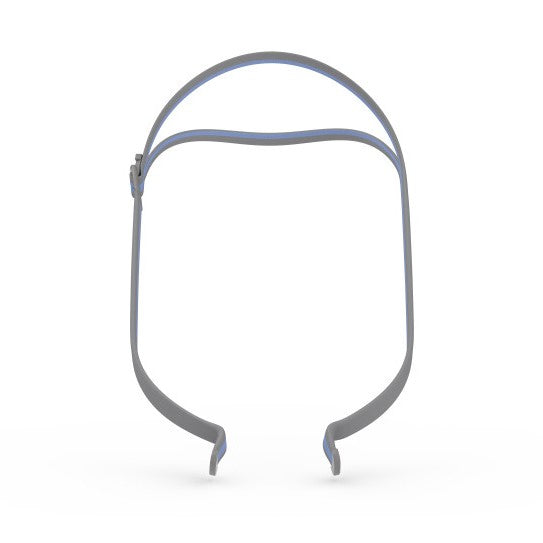 A replacement Mask Headgear in grey, showing the frame structure for an CPAP mask.