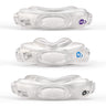 Airtouch cushions facing forward in three sizes, small, medium and large