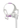 grey and purple nasal mask