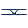A blue replacement headgear for ResMed Quattro Mirage SoftGel Nasal Mask without clips.