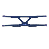 A blue replacement headgear for ResMed Quattro Mirage SoftGel Nasal Mask without clips.