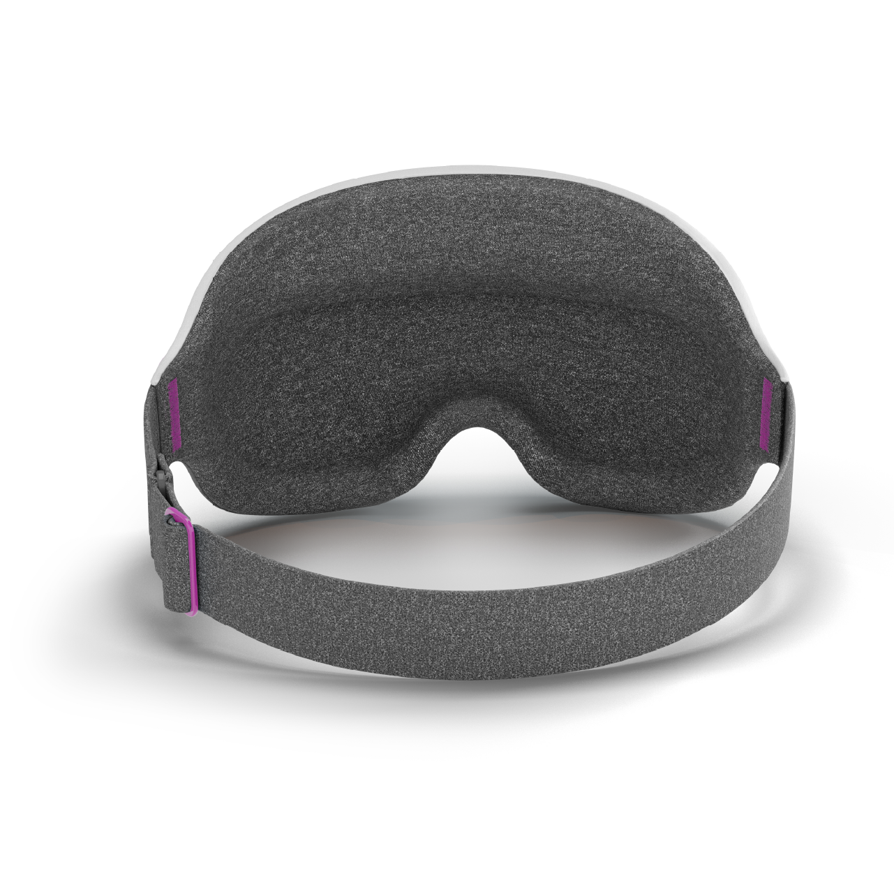 White background with Nyx mask from the back showing the plush inside.