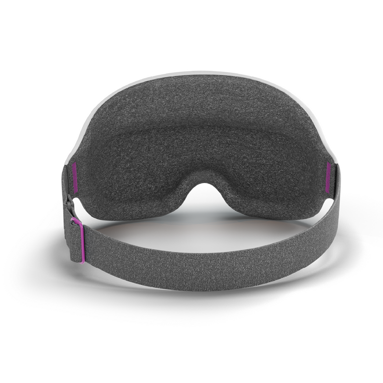 White background with Nyx mask from the back showing the plush inside.