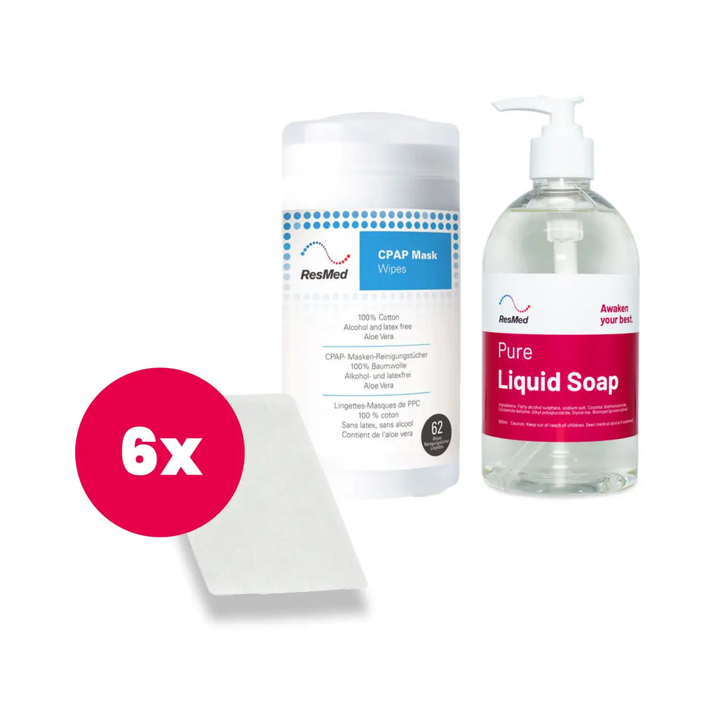 AS10 Standard Filters (6pc) + Cleaning Kit (Cleaning Wipes + Cleaning Liquid)