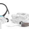 A full face mask and a tube, including parts of the SmartCare subscription package for the mask.