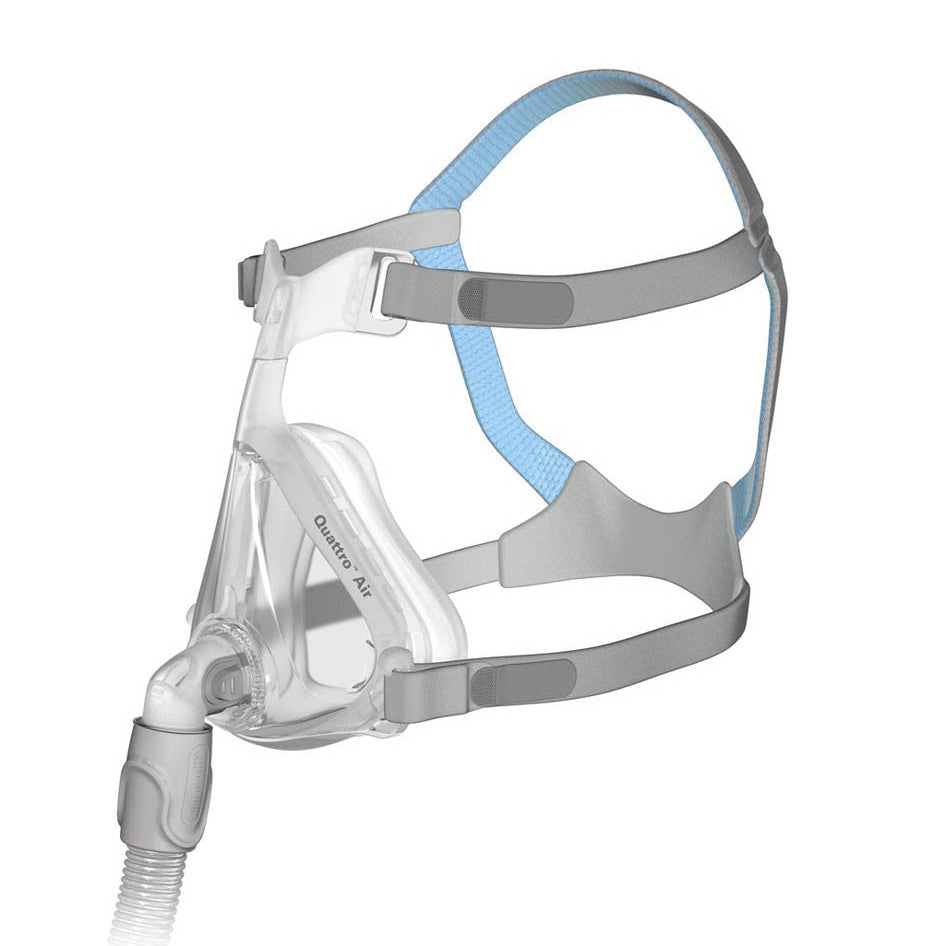 ResMed Quattro Air Full Face CPAP Mask tilted to the left