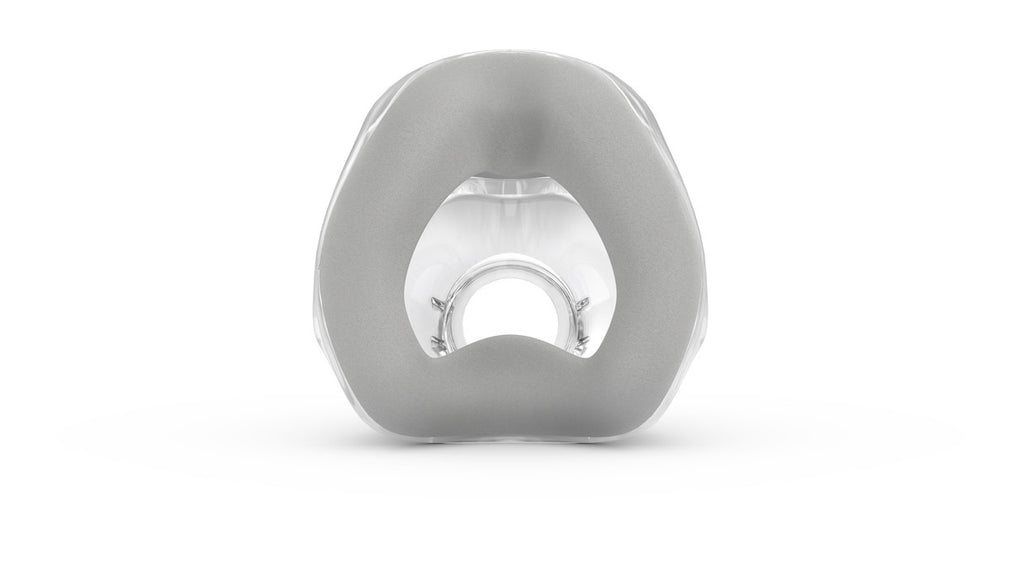 A back view of the ResMed AirTouch N20 Mask Cushion, showing the ultra soft memory foam part that fits inside the nasal mask frame.