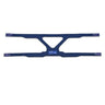 A blue replacement headgear for ResMed Quattro Mirage SoftGel Nasal Mask without clips.