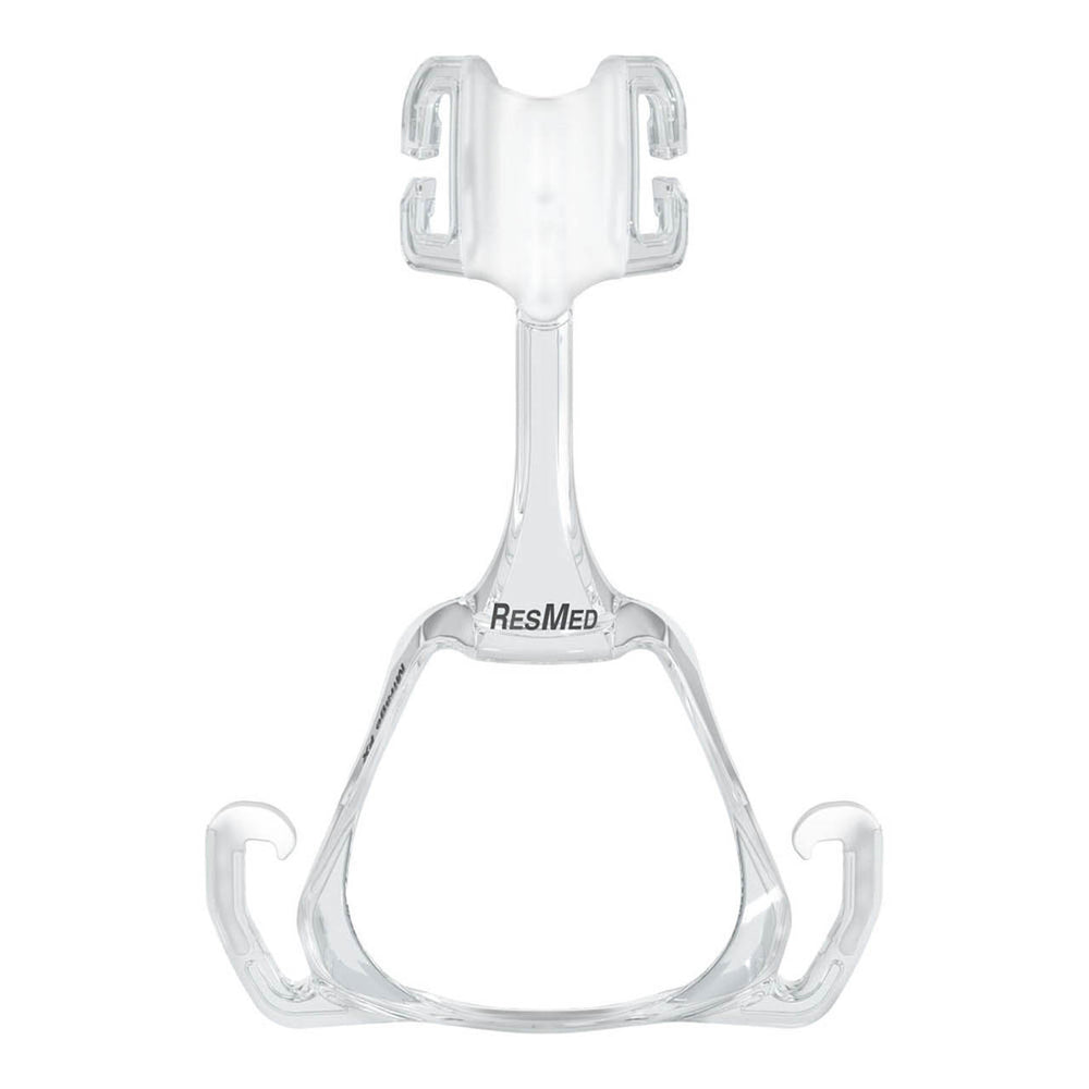 A transparent replacement frame for a CPAP mask