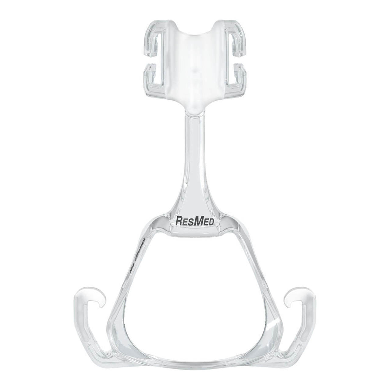 A transparent replacement frame for a CPAP mask