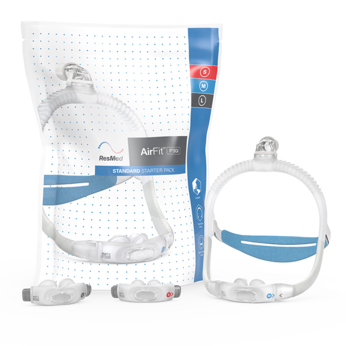 ResMed AirFit P30i Pillows Mask package with two cushions