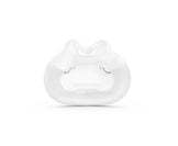 Soft silicone full face cushion for ResMed Airfit F30i mask, displayed on a white background.