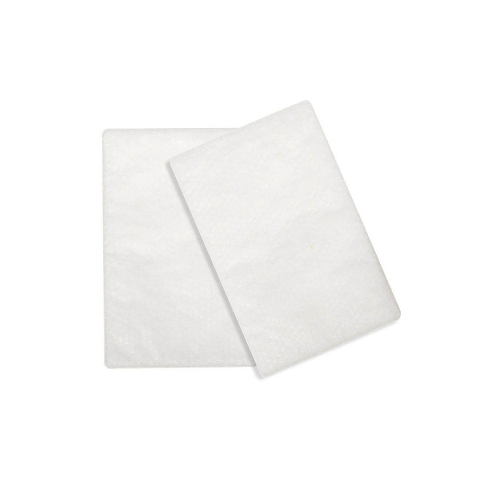 Two hypoallergenic CPAP filters on a white background.