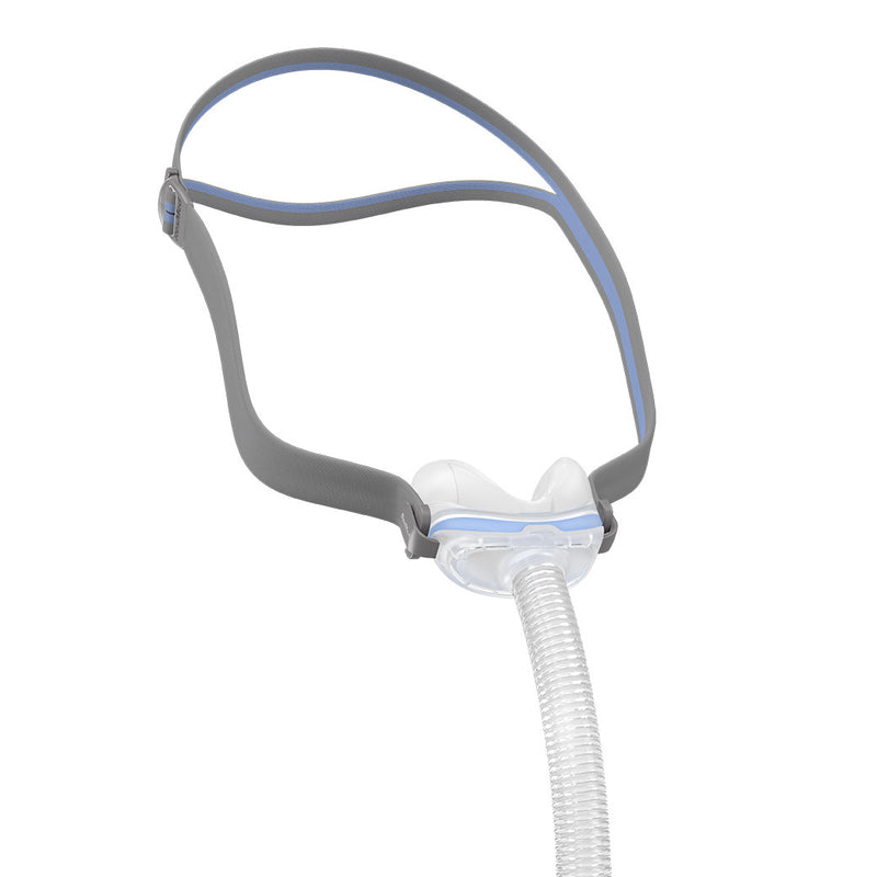 ResMed AirFit N30 Nasal Cradle Mask tilted to the right