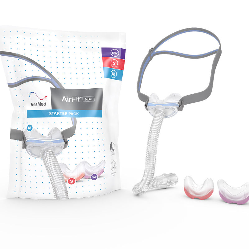 ResMed AirFit N30 CPAP Mask Contents