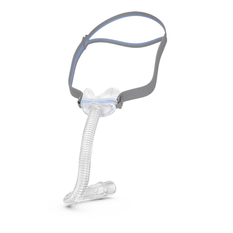 ResMed AirFit N30 Nasal Cradle Mask tilted to the left