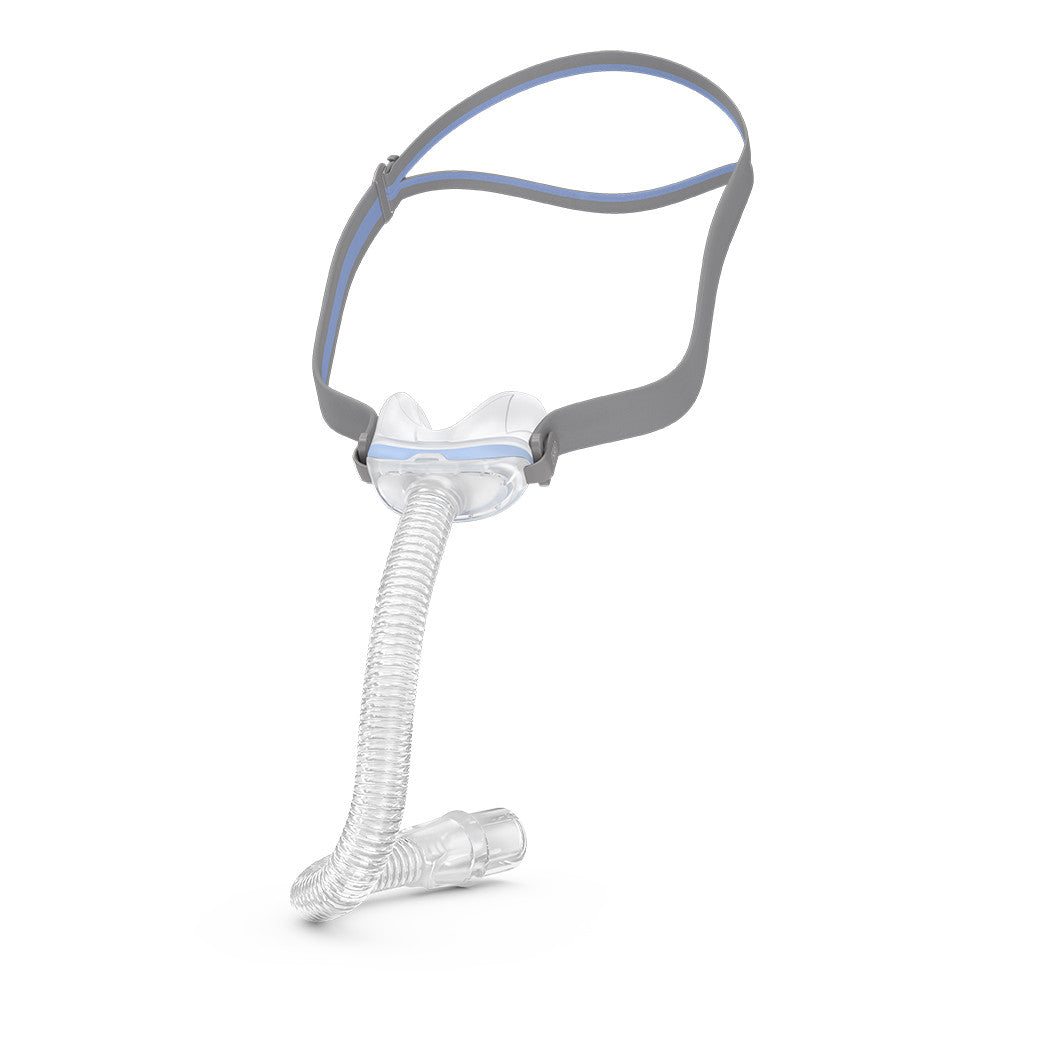 ResMed AirFit N30 Nasal Cradle Mask tilted to the left